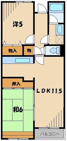 トゥインクル秋津の物件間取画像